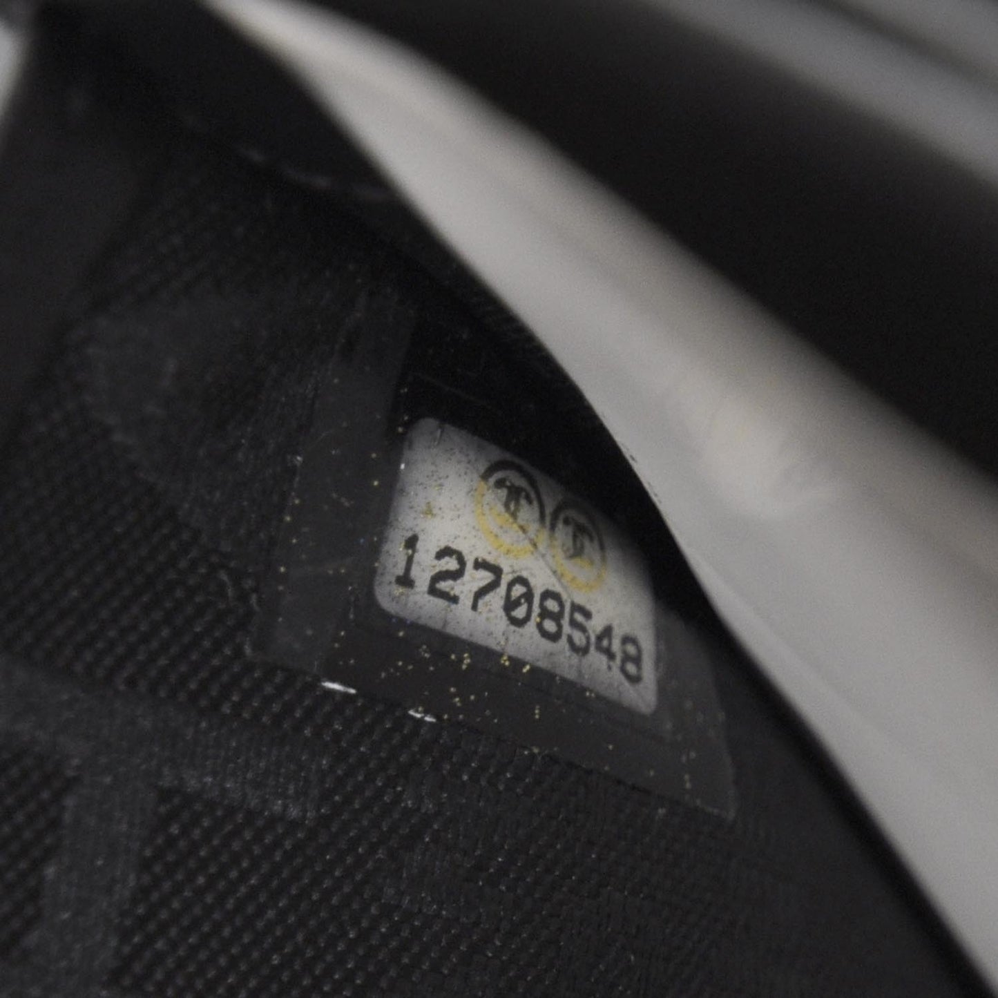 Patent Compact Zip Wallet Black