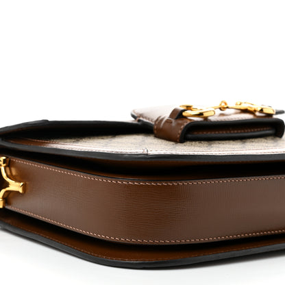 Gucci GG Supreme Monogram Horsebit 1955 Shoulder Bag Beige Brown Sugar 9 of 10