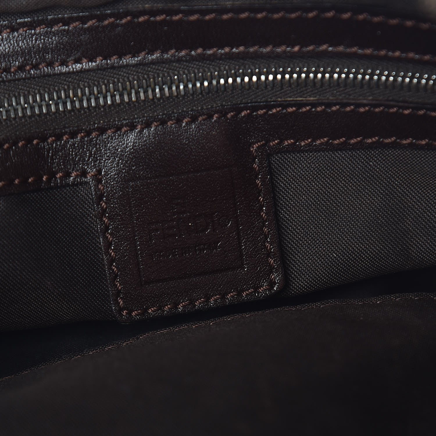 Fendi Zucca Small Shoulder Bag Tobacco 6 of 10