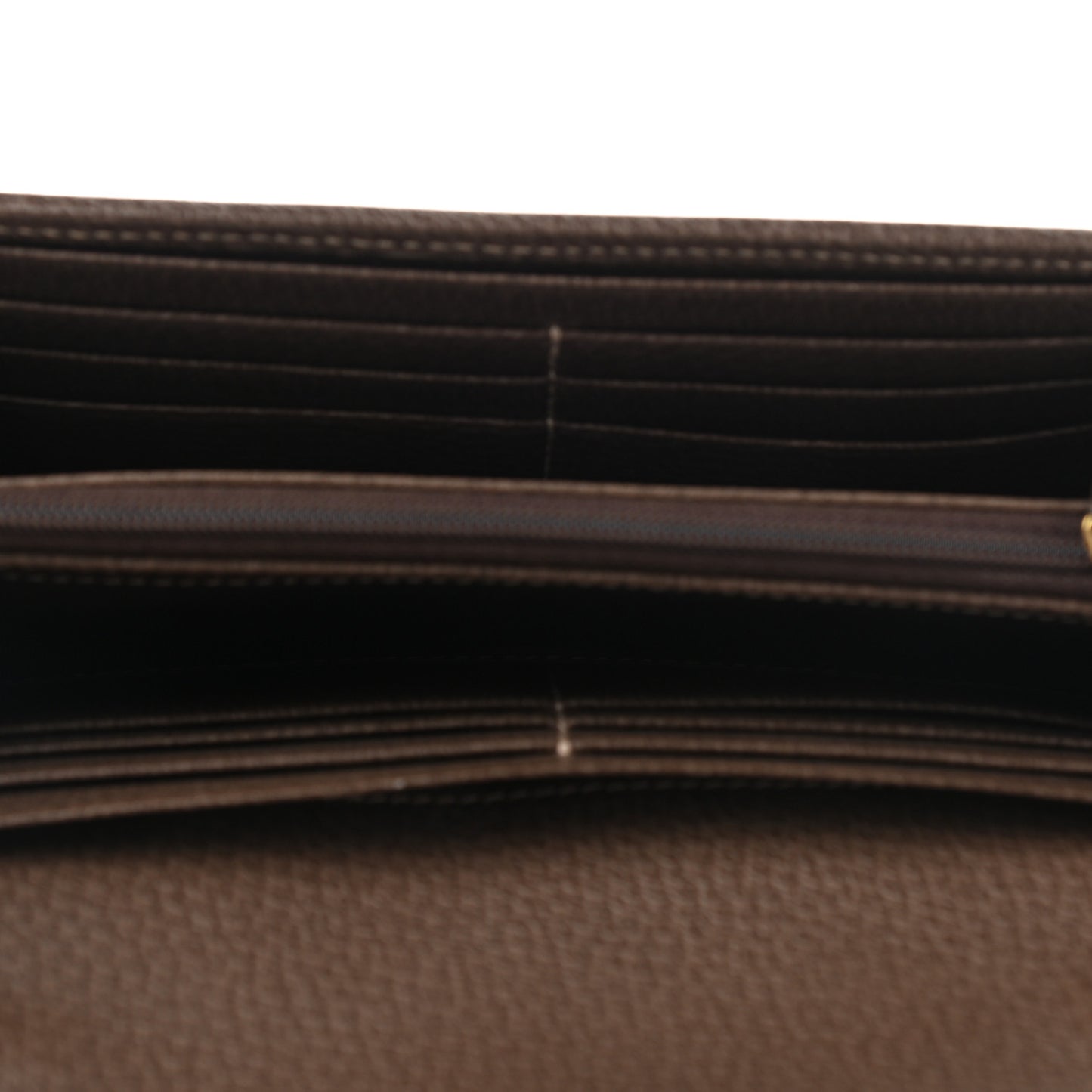 GG Supreme Monogram Web Ophidia Wallet On Chain Brown