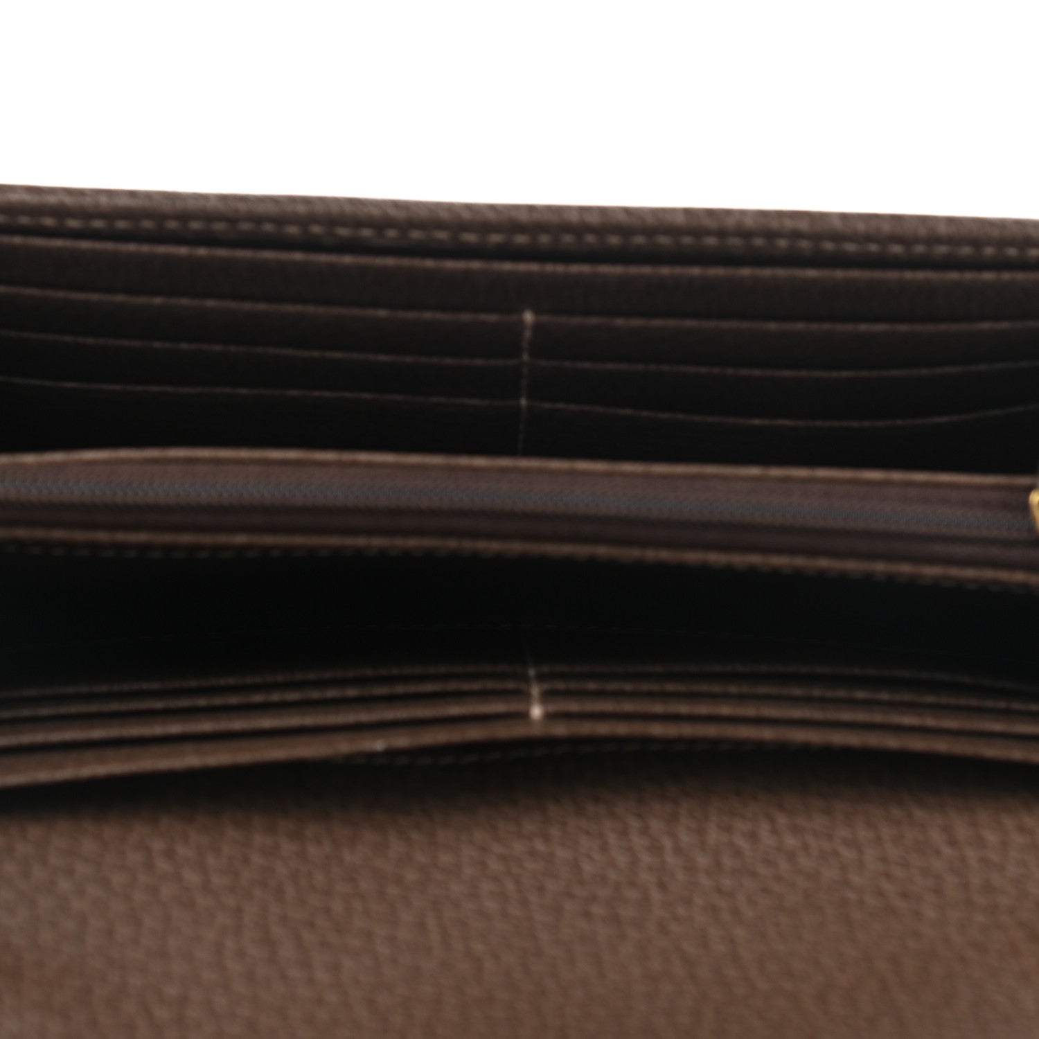 Gucci GG Supreme Monogram Web Ophidia Wallet On Chain Brown 5 of 11