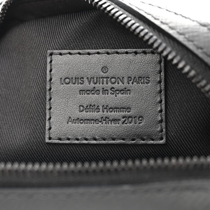 Louis Vuitton Taiga Rainbow Danube Messenger Black 6 of 9