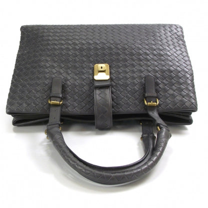 Bottega Veneta Nappa Intrecciato Roma Tote Ferro Gray 5 of 7