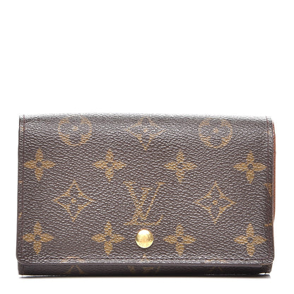 Louis Vuitton Monogram Porte-Monnaie Tresor Wallet 1 of 7
