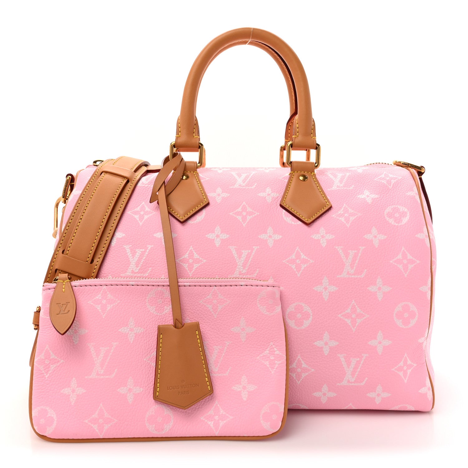 Louis Vuitton Calfskin Monogram Speedy P9 Bandouliere 30 Candy 3 of 12