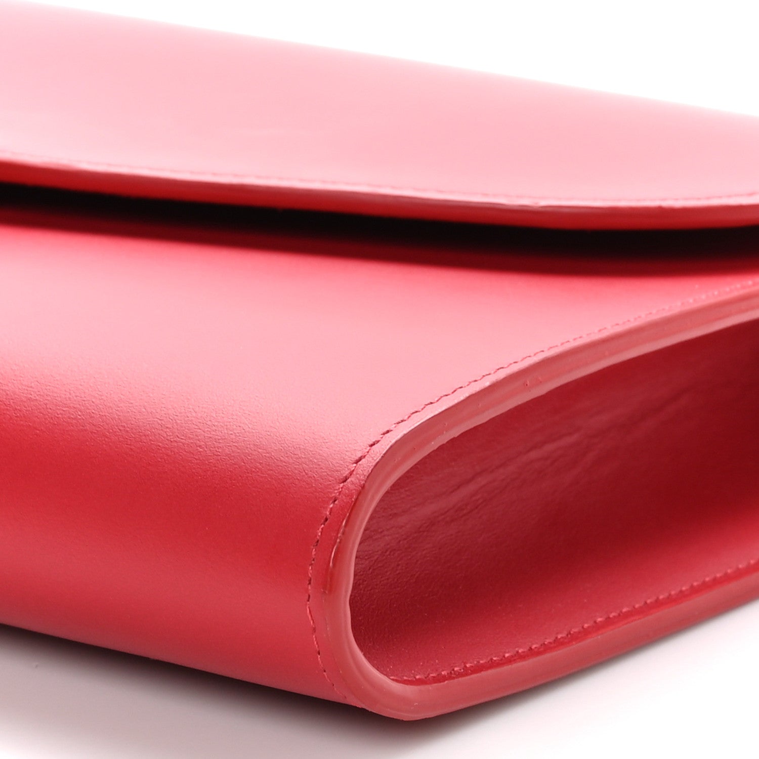 Mansur Gavriel Calfskin Envelope Flat Clutch Flamma 9 of 9