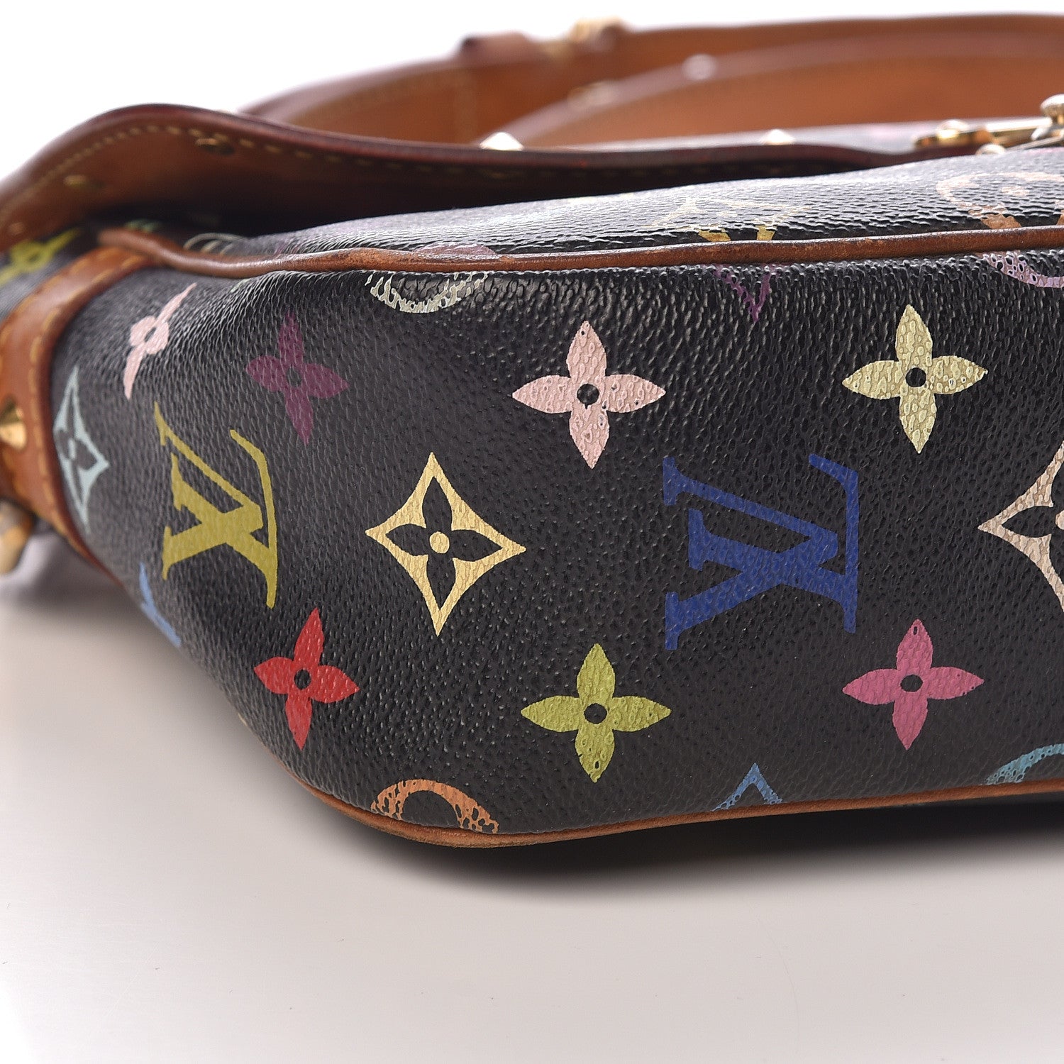 Louis Vuitton Monogram Multicolor Sologne Black 8 of 13