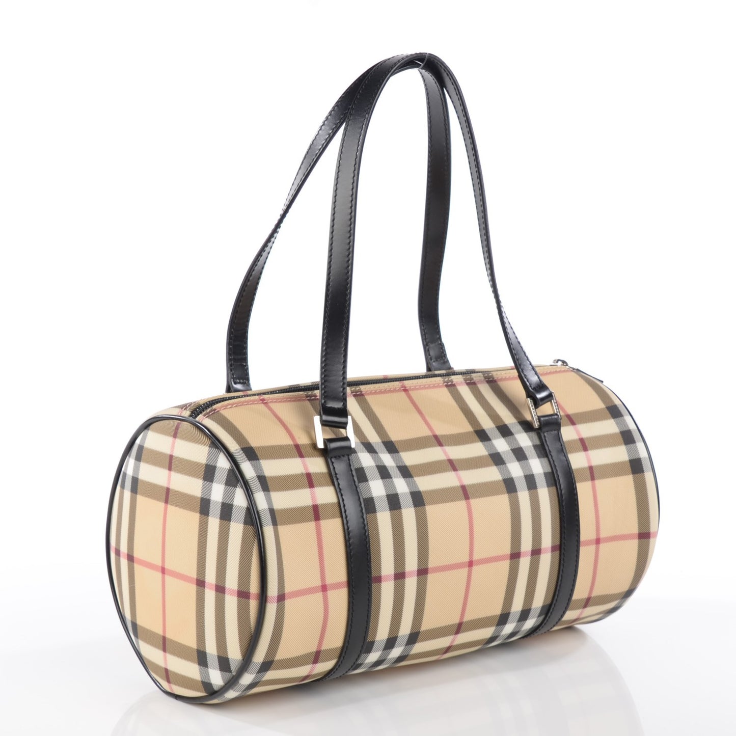 House Check Satchel Black