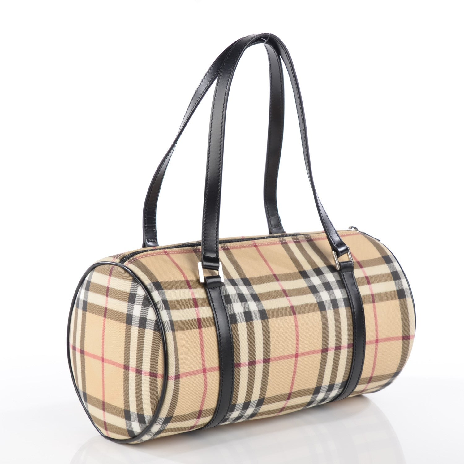 Burberry House Check Satchel Black 3 of 7
