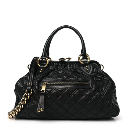 Marc Jacobs Calfskin Quilted Stam Black 1 of 13