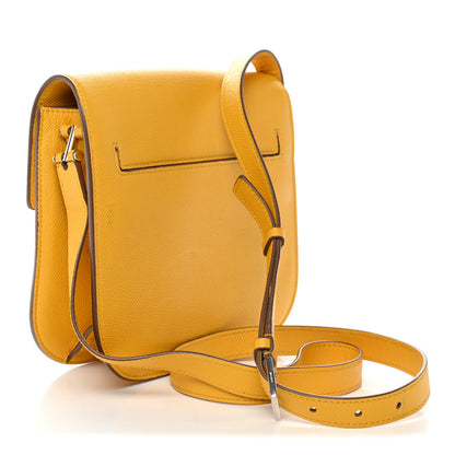 Tom Ford Grained Calfskin Mini T Clasp Tara Crossbody Bag Yellow 3 of 11