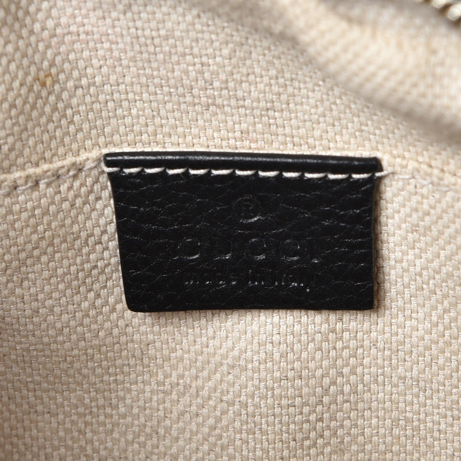 Gucci Pebbled Calfskin Small Soho Disco Bag Black 6 of 7