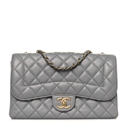 Chanel Lambskin Quilted Medium Mademoiselle Chic Flap Gris 1 of 16