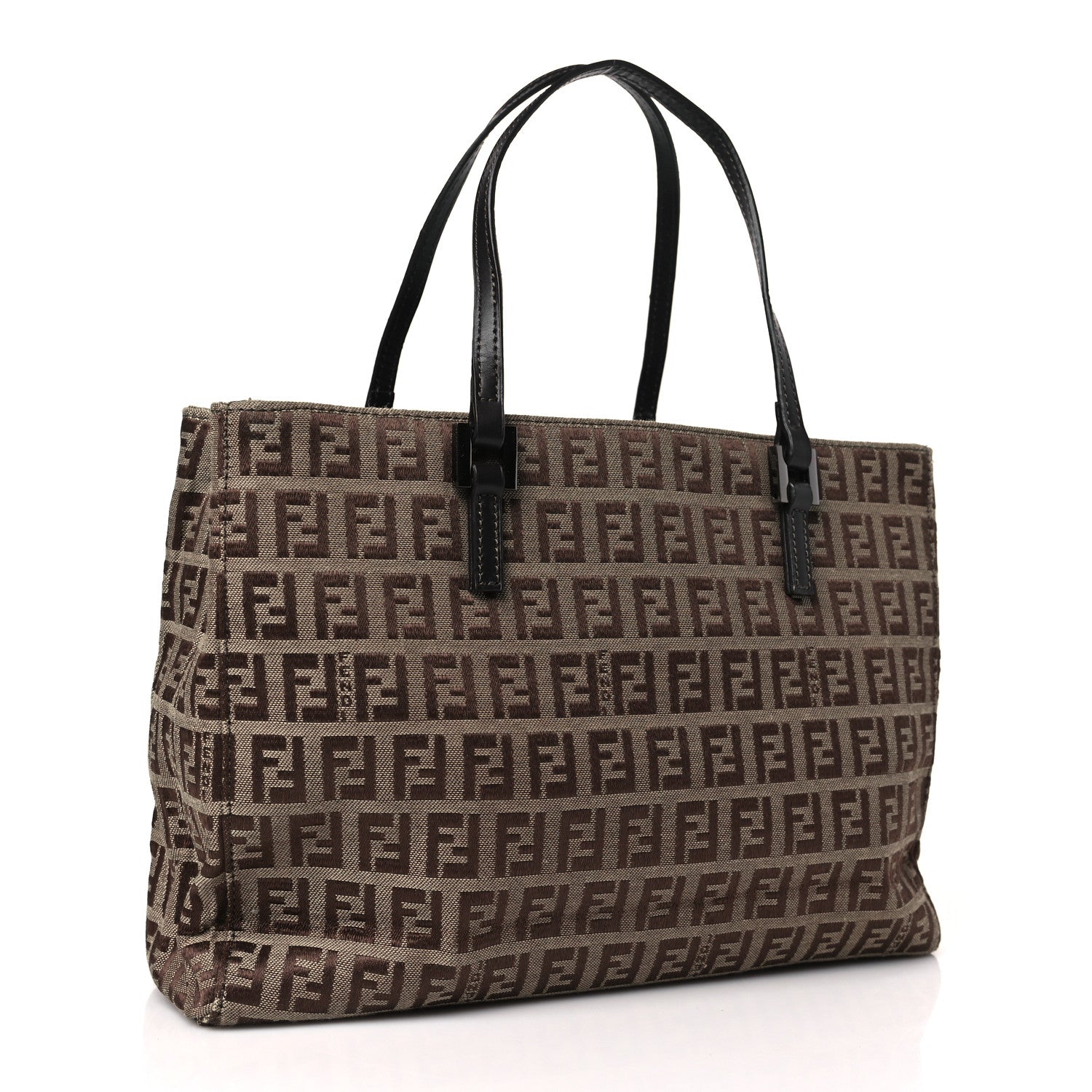 Fendi Zucchino Tote Brown 2 of 7