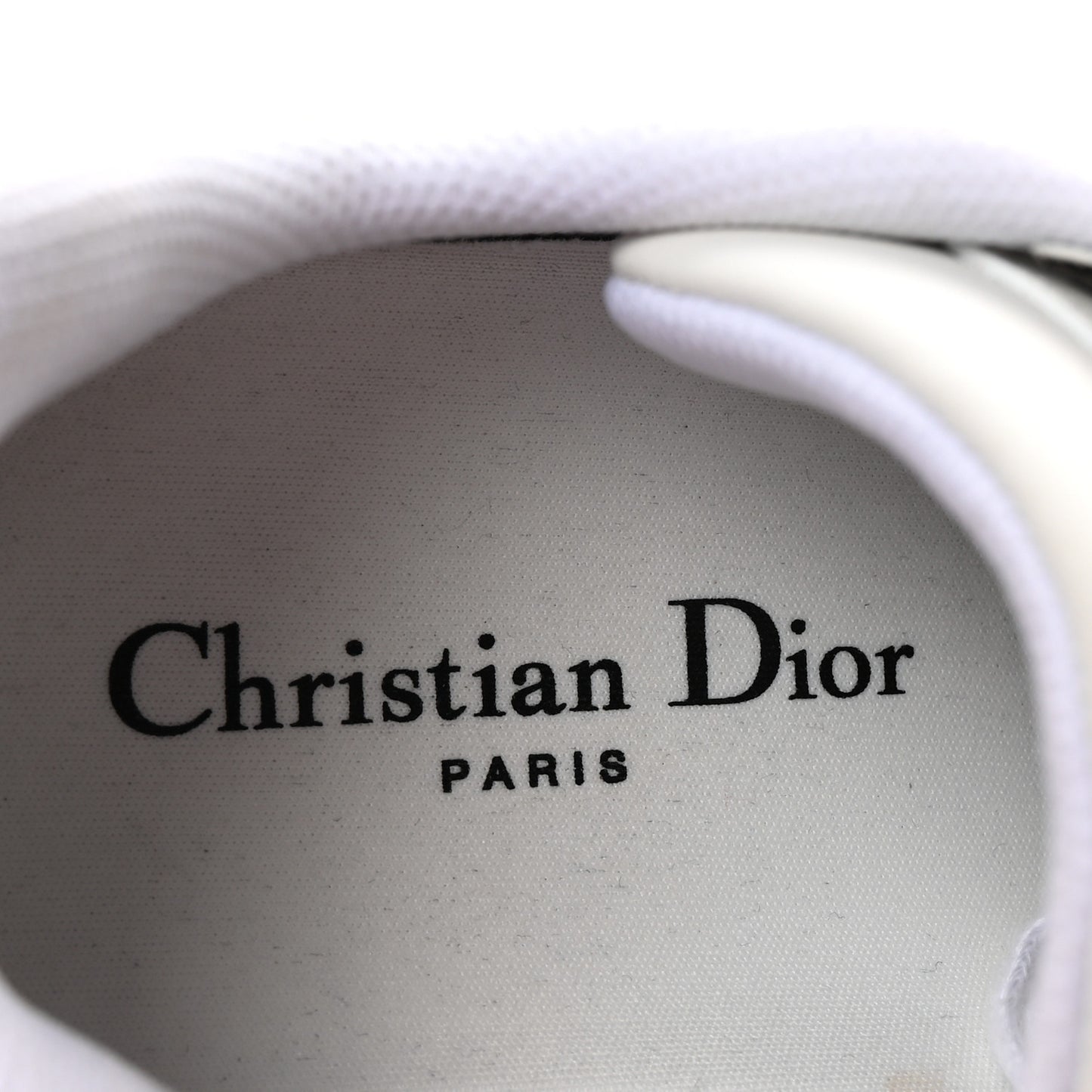 Calfskin C'est Dior Sneakers 37 White Black