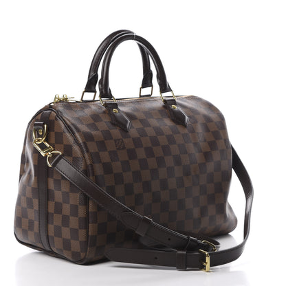 Louis Vuitton Damier Ebene Speedy Bandouliere 30 4 of 12
