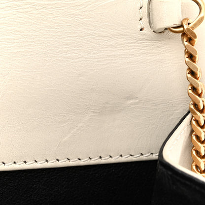 Saint Laurent Calfskin Matelasse Victoire Chain Wallet Black 14 of 21