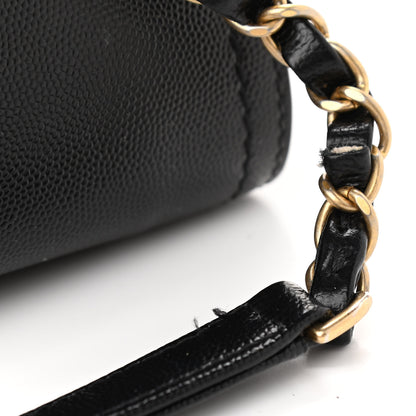 Chanel Caviar Small Studded Deauville Tote Black 7 of 15
