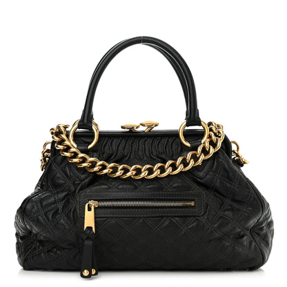 Marc Jacobs Calfskin Quilted Stam Black 1 of 16