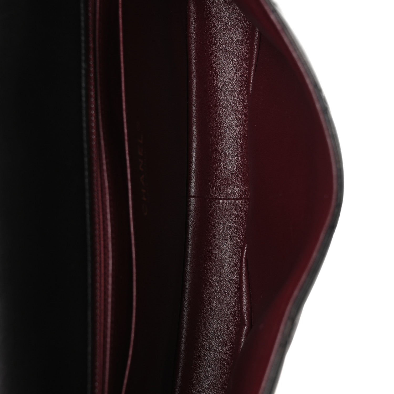 Chanel Metallic Lambskin Quilted Large Chic With Me Flap Black 4 of 10