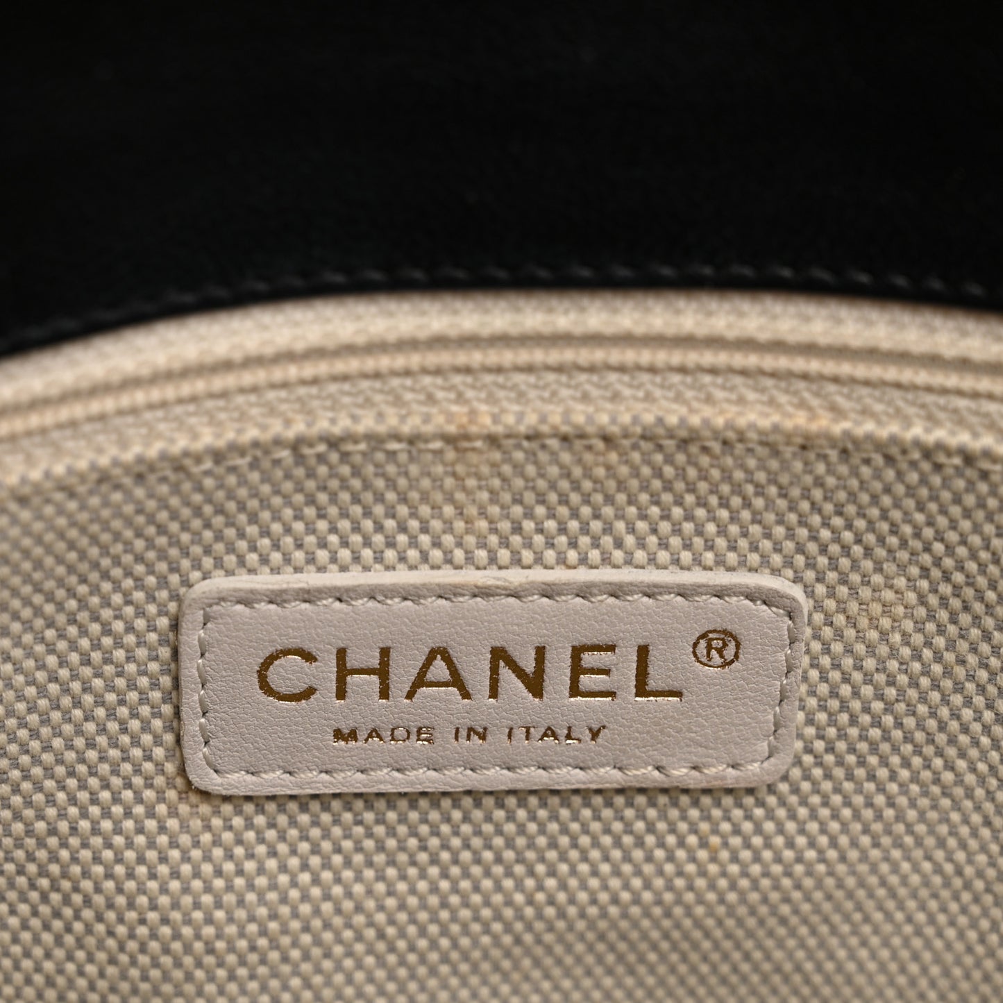 Calfskin Quilted Large Retro Chain Flap Black