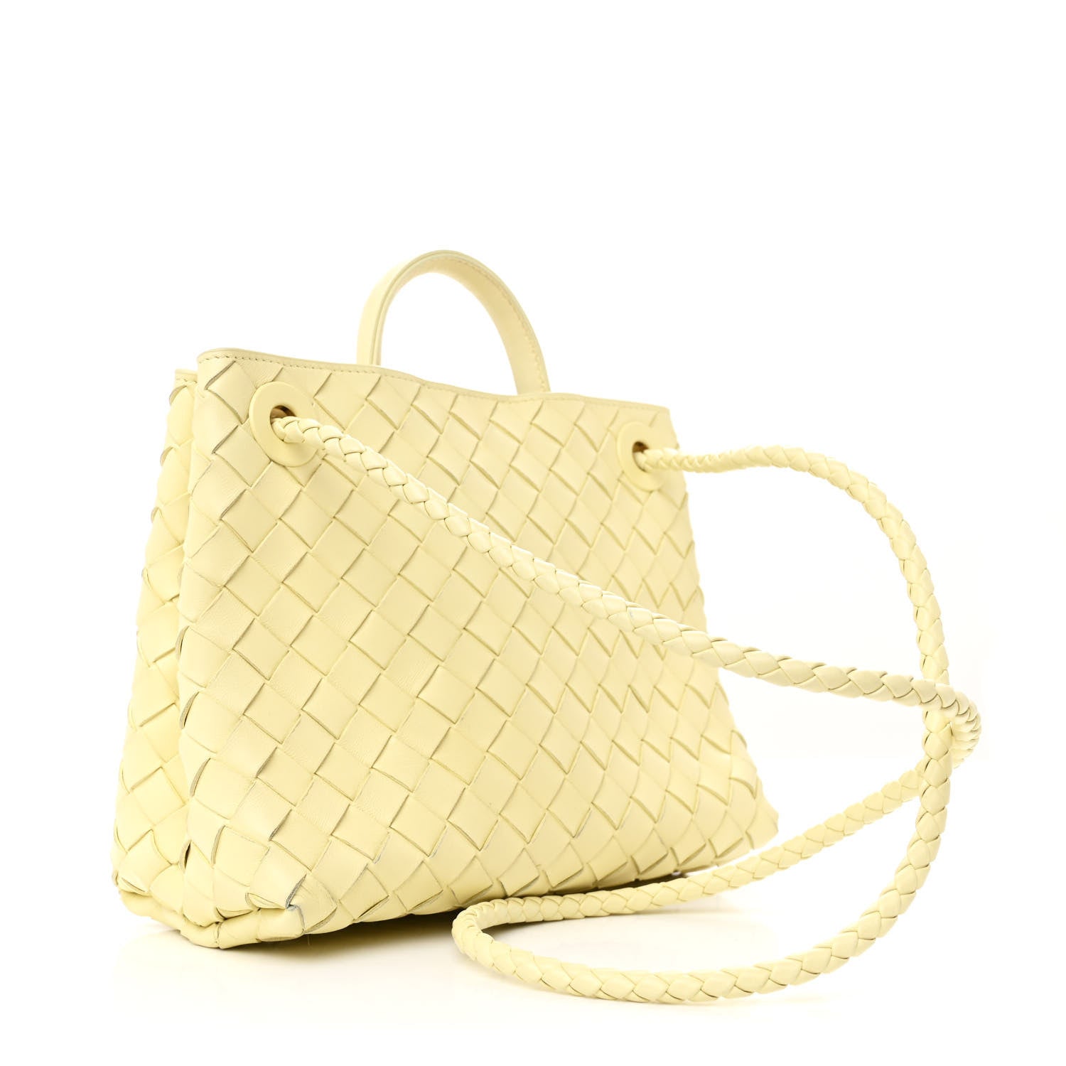 Bottega Veneta Nappa Intrecciato Small Andiamo Shoulder Bag