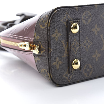 Louis Vuitton Vernis Monogram Alma BB Rose Pale Metallise 9 of 10