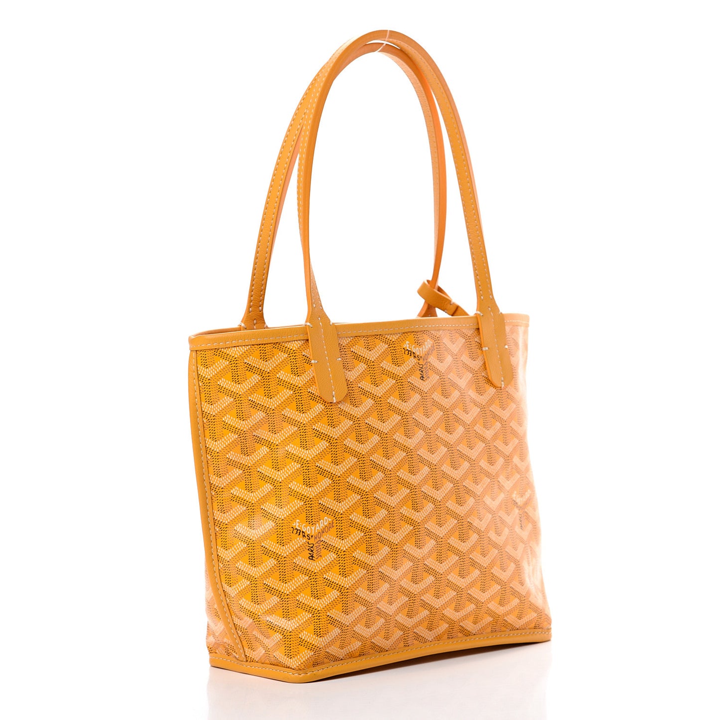 Goyardine Reversible Mini Anjou Yellow