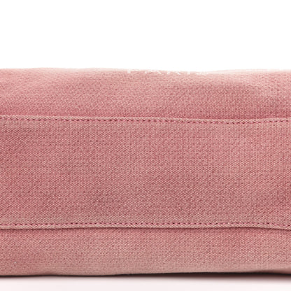 Chanel Canvas Small Deauville Tote Red 9 of 12