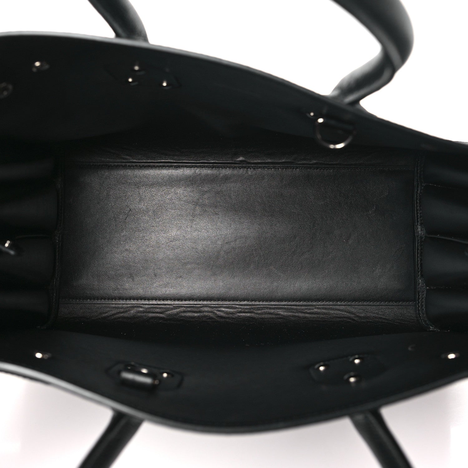 Saint Laurent Grained Calfskin Small Sac De Jour Black 6 of 11