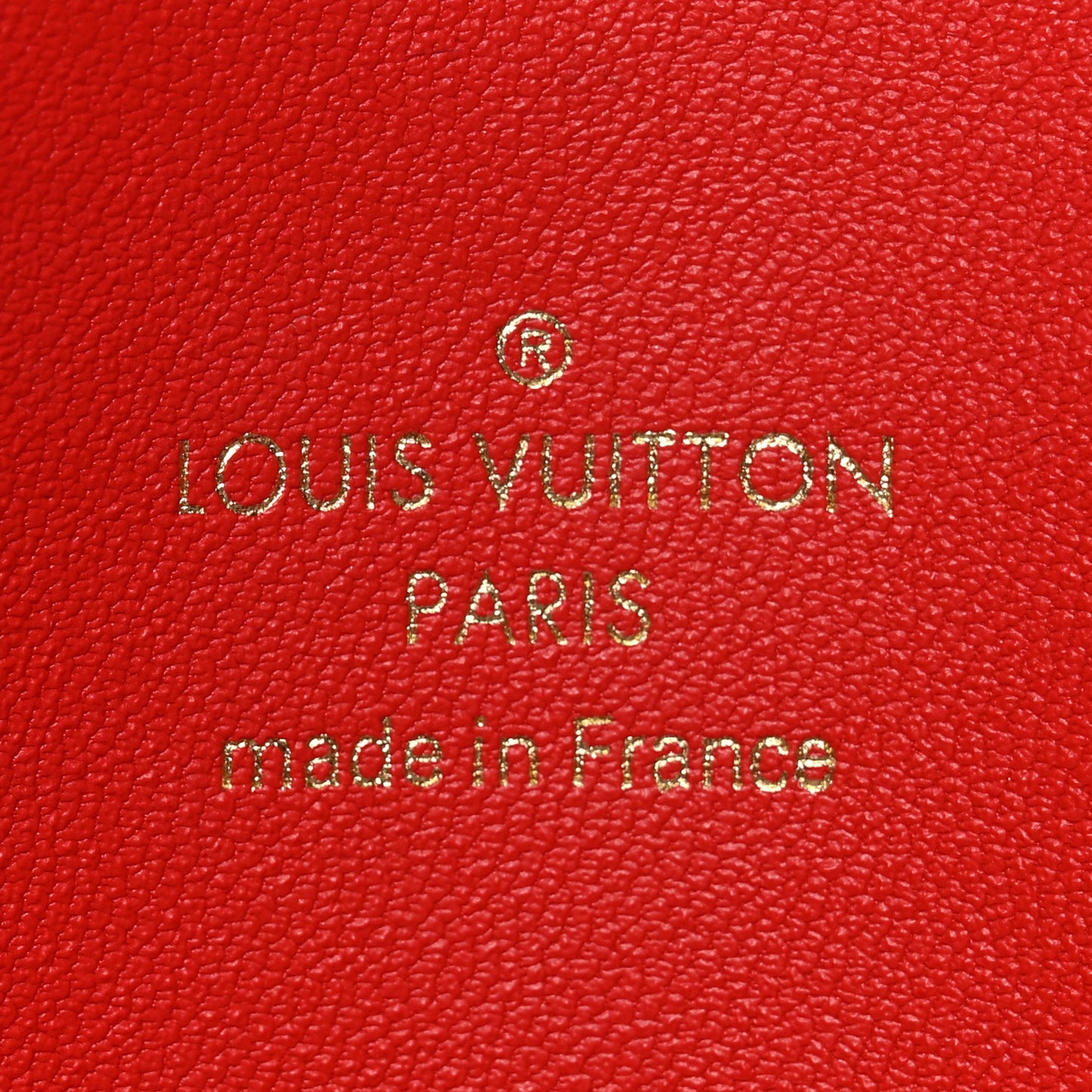 Monogram Medium Kirigami Pochette Insert Coquelicot