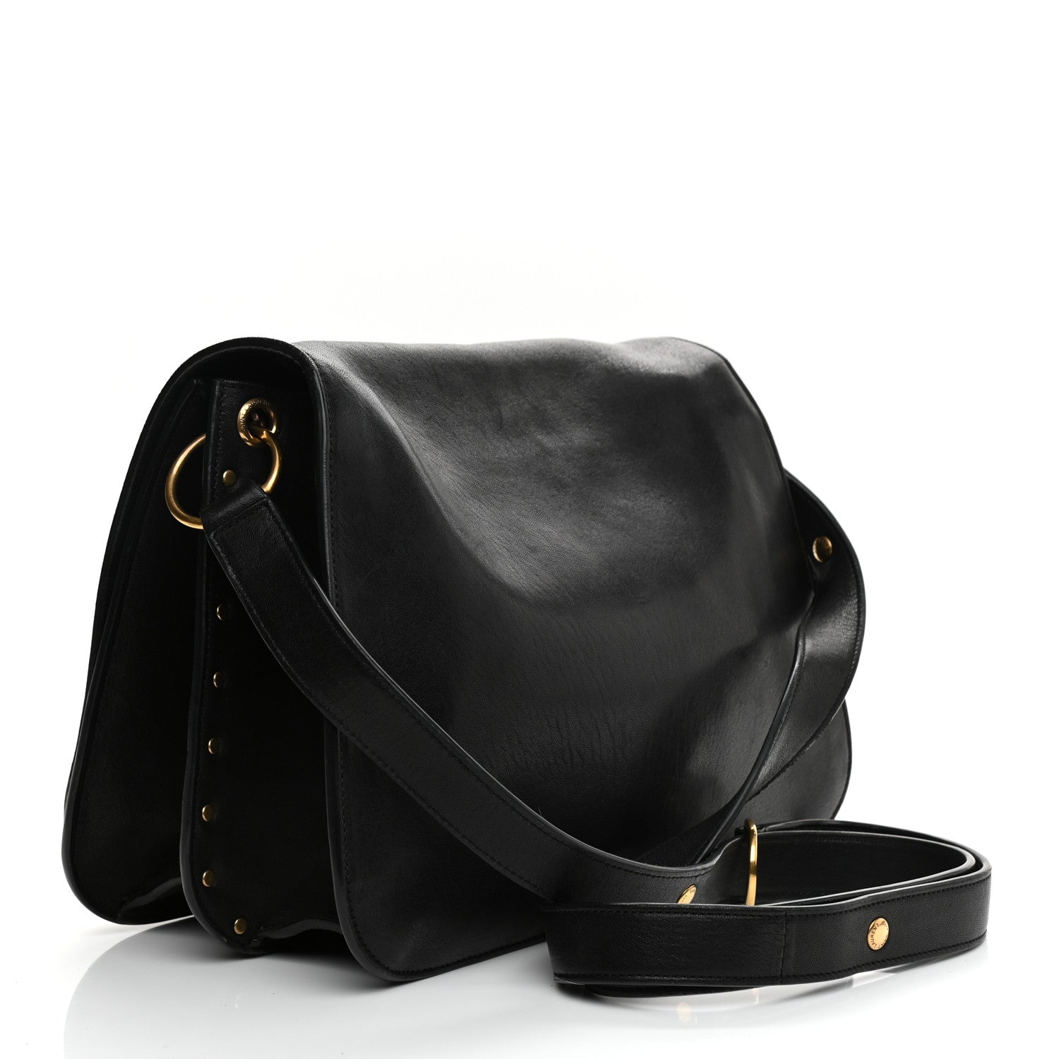 Saint Laurent Lambskin Amalia Flap Shoulder Bag Black 3 of 15