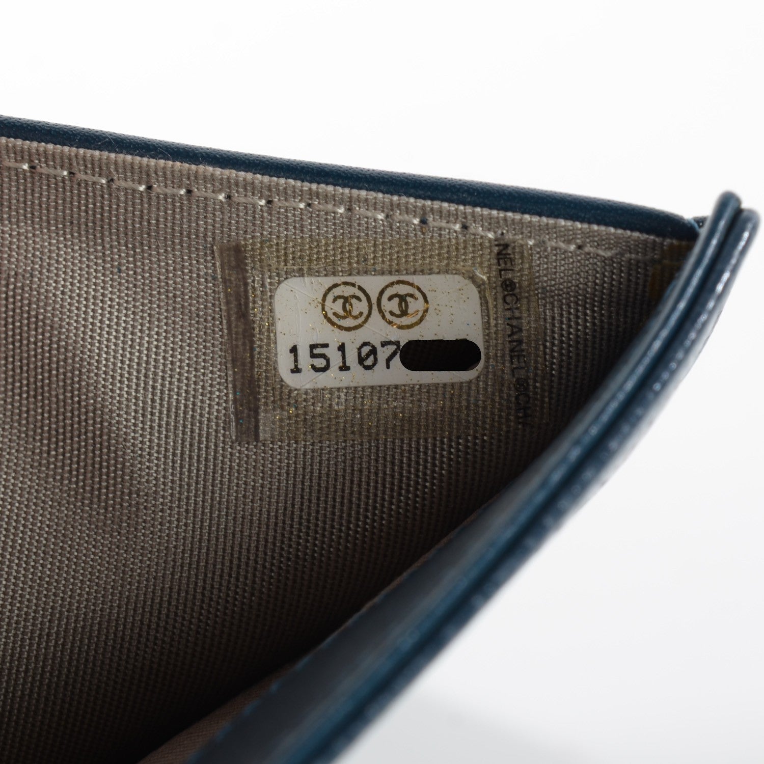 Chanel Caviar Small Timeless CC Wallet Navy 8 of 8