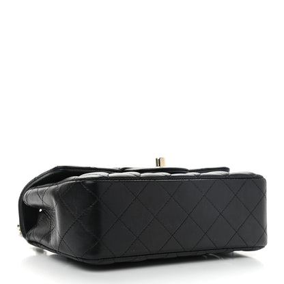 Chanel Lambskin Quilted Mini Rectangular Flap Black 4 of 10