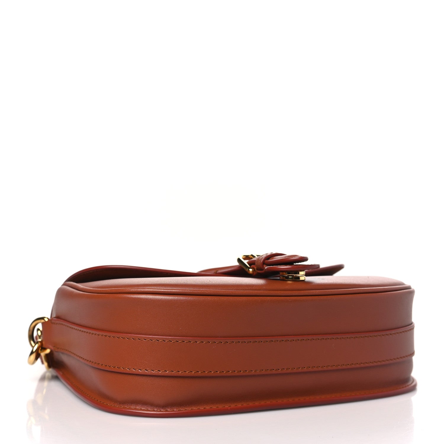 Christian Dior Box Calfskin Medium Bobby Flap Dark Tan 4 of 10