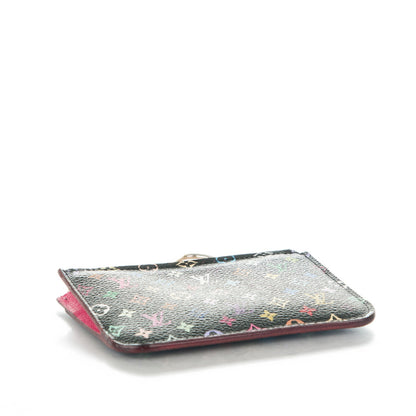 Louis Vuitton Monogram Multicolor Key Pouch Black Grenade 4 of 7
