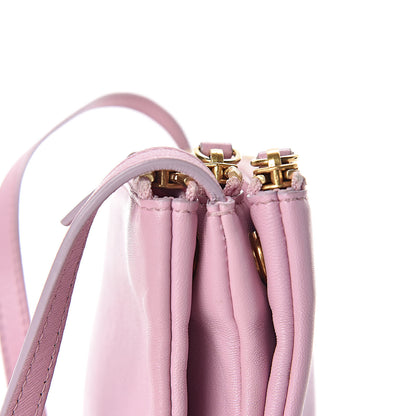 Celine Lambskin Small Trio Crossbody Bag Antique Rose 10 of 19