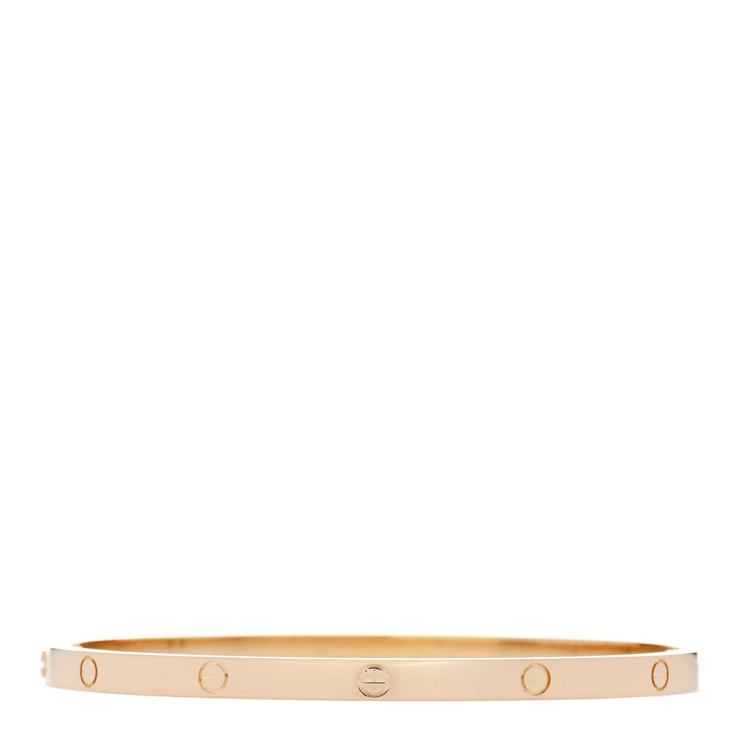 18K Yellow Gold Small LOVE Bracelet 17