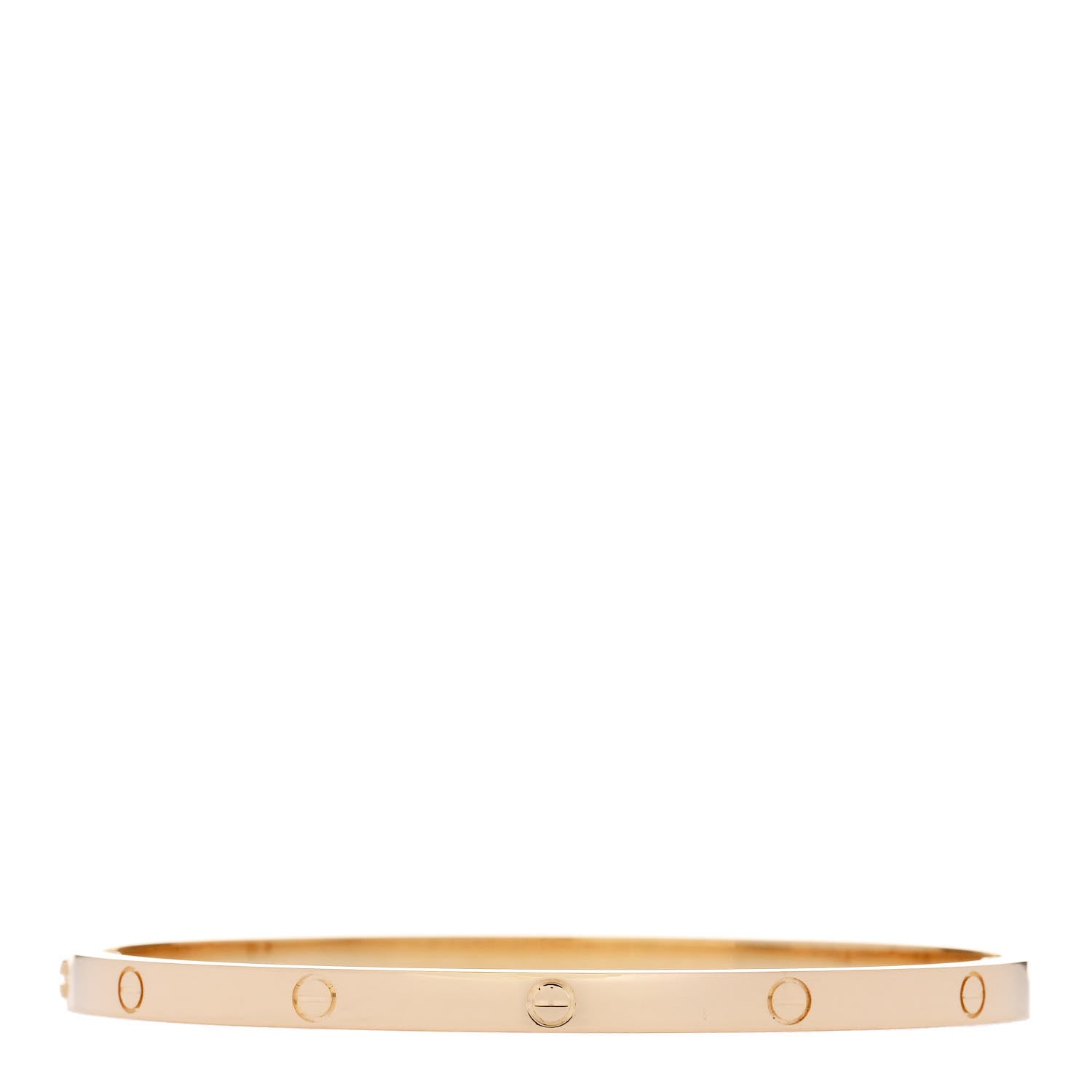 Cartier 18K Yellow Gold Small LOVE Bracelet 17 2 of 8