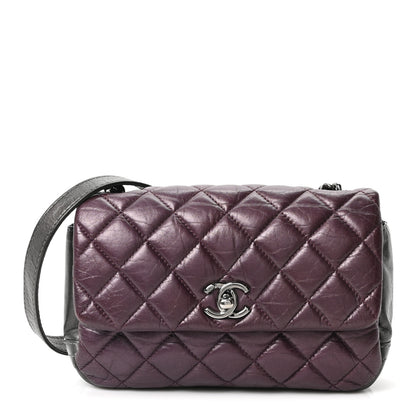 Chanel Calfskin Mineral Nights Mini Flap Dark Purple 1 of 10