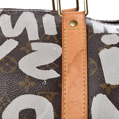 Louis Vuitton Graffiti Keepall 50 Silver 19 of 30