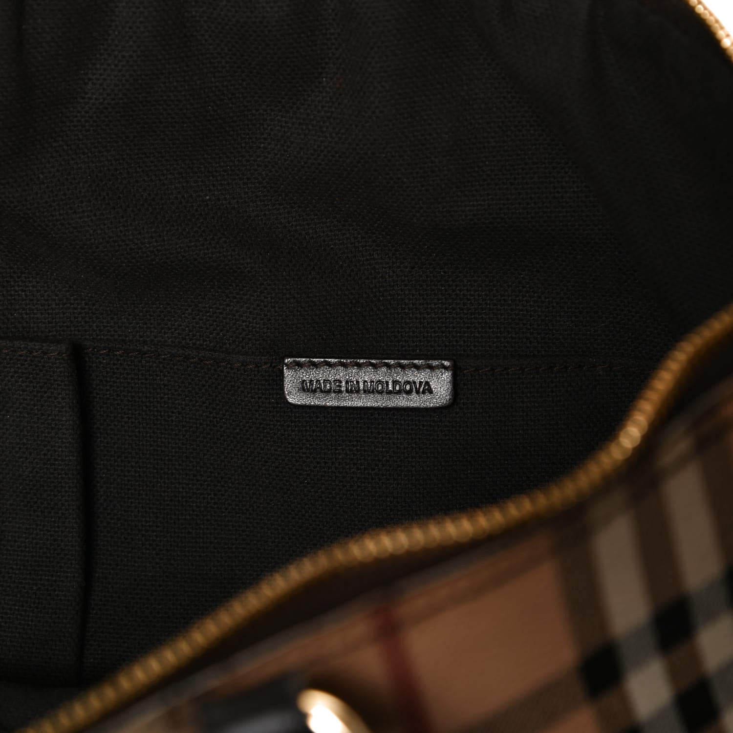 Burberry Haymarket Check Small Salisbury Tote Chocolate 10 of 13
