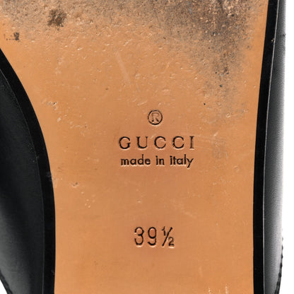 Gucci Calfskin Womens Princetown Slippers 39.5 Black 6 of 9