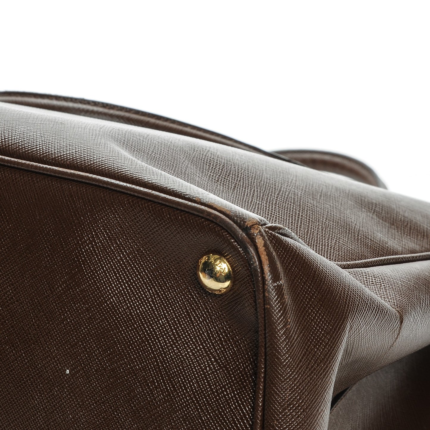 Saffiano Lux Extra Large Galleria Double Zip Tote Cacao