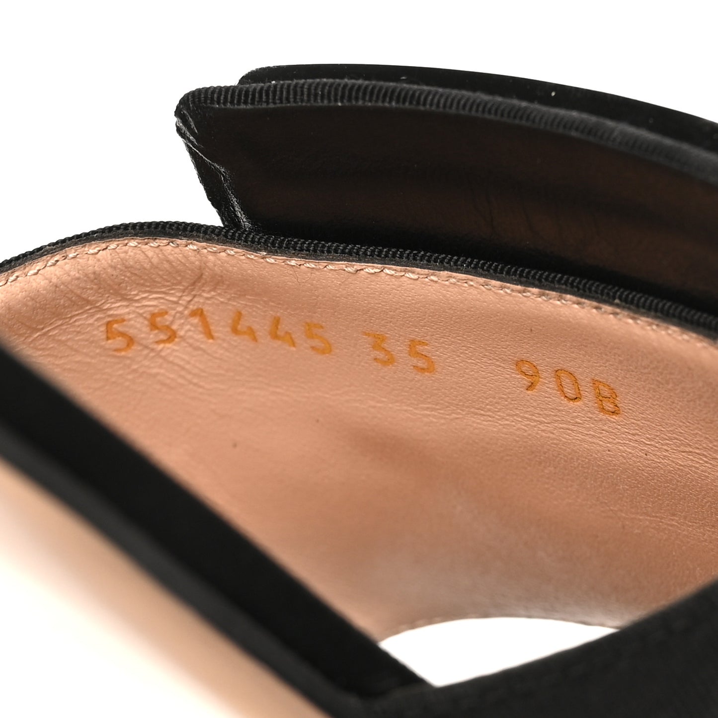 Moire Fabric Crystal Square G Madelyn Slide Sandals 38 Black
