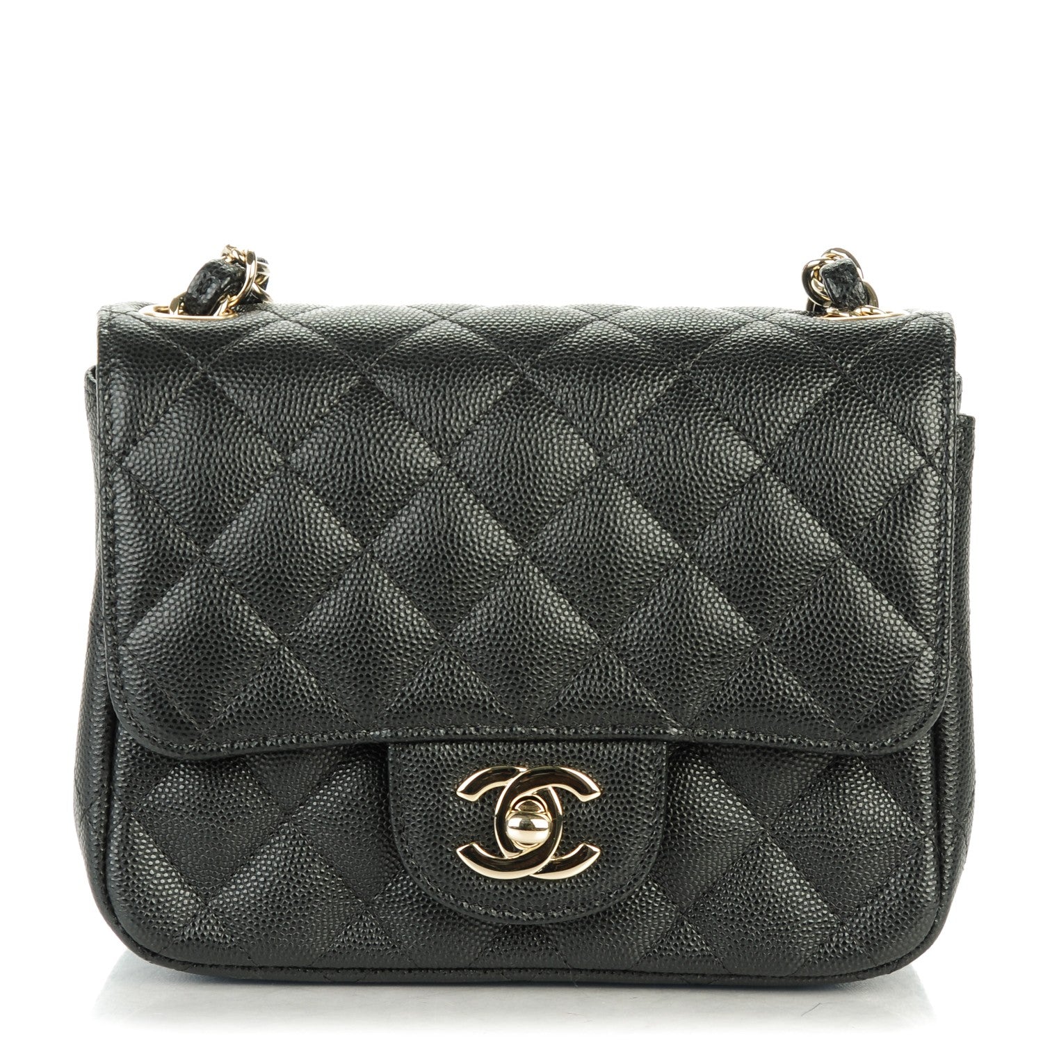 Chanel Caviar Quilted Mini Square Flap Black 1 of 7