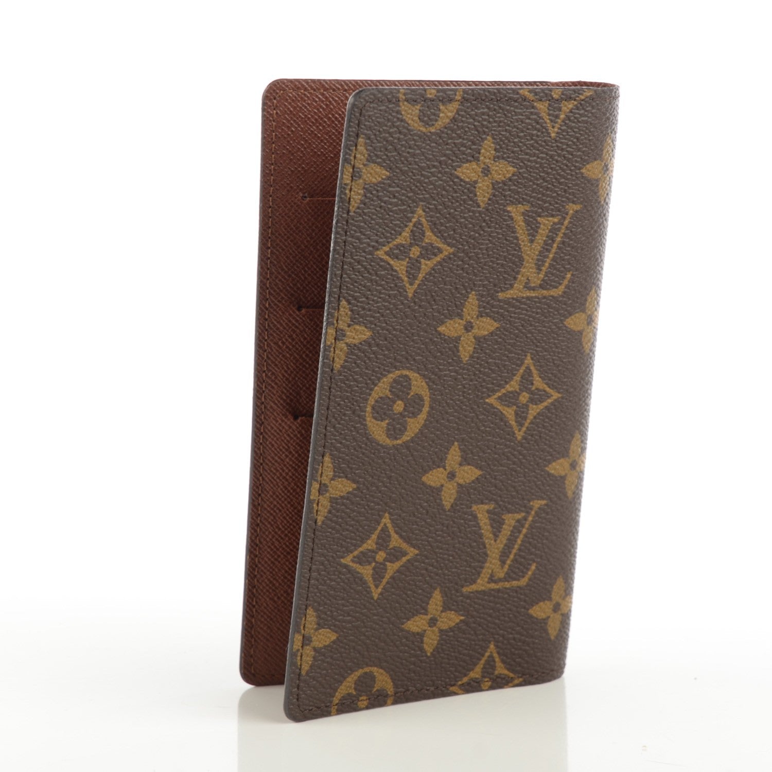 Louis Vuitton Monogram Porte Valeurs Checkbook Wallet 3 of 7