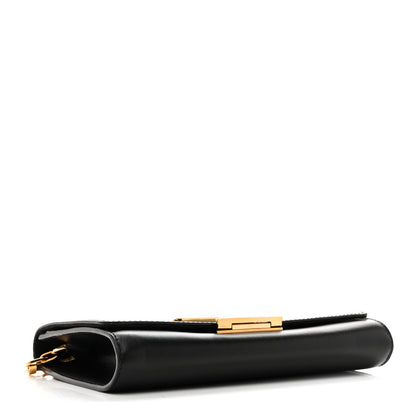 Louis Vuitton Calfskin Chain Louise MM Black 4 of 13