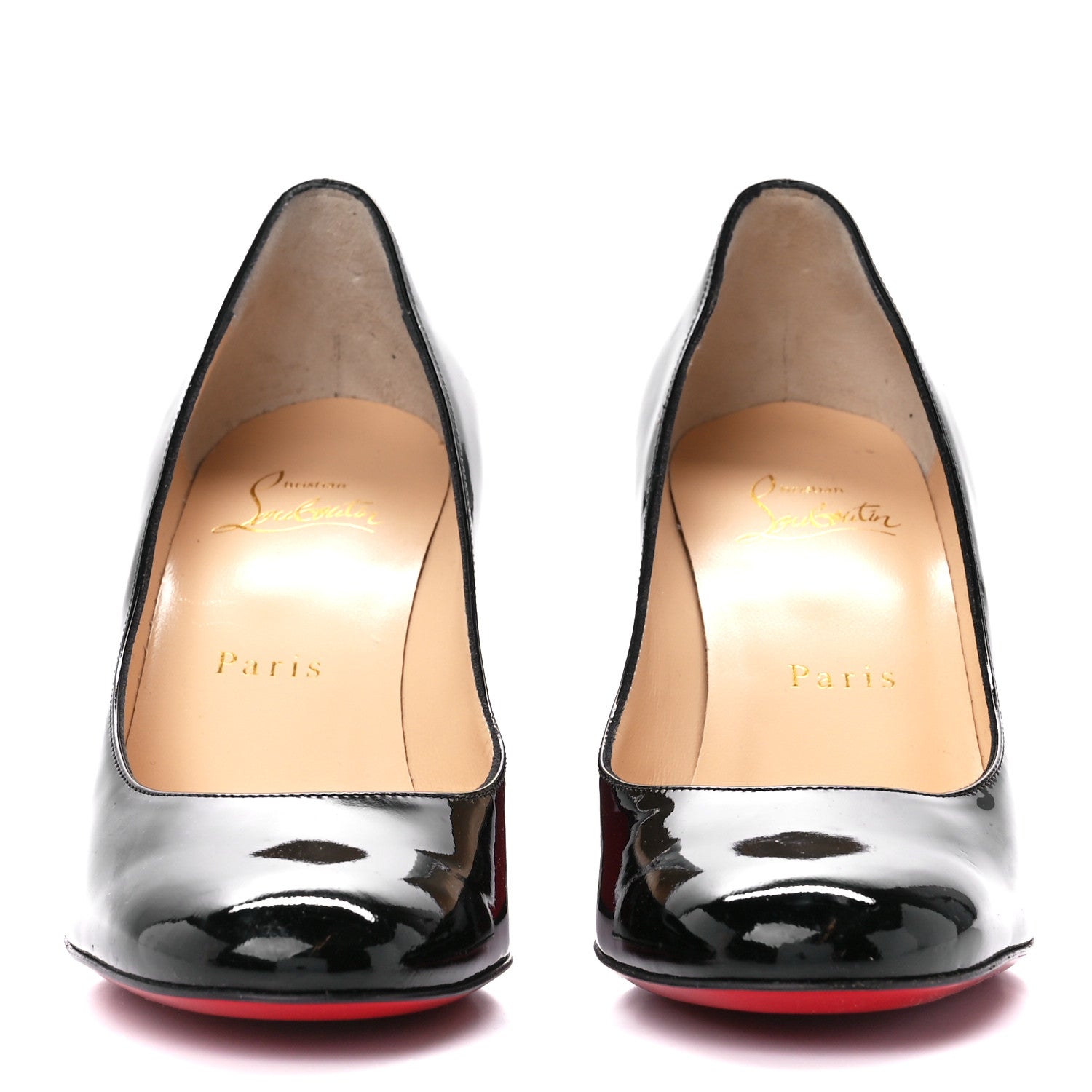 Christian Louboutin Patent Calfskin Miss Sab 85 Pumps 36.5 Black 2 of 7