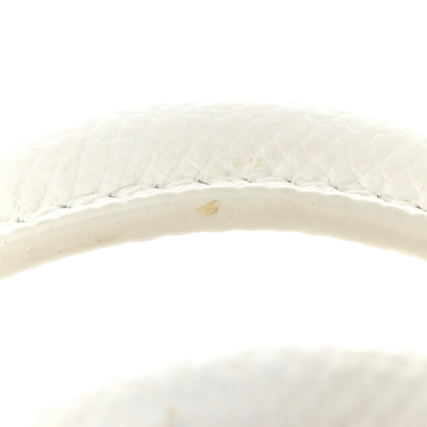 Grained Calfskin XXS Ville Top Handle Bag White Black
